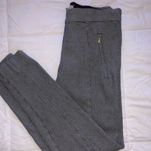 H&M Black and White Checkered Pants